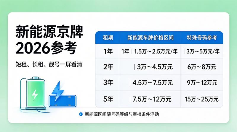 京牌租赁业务服务中